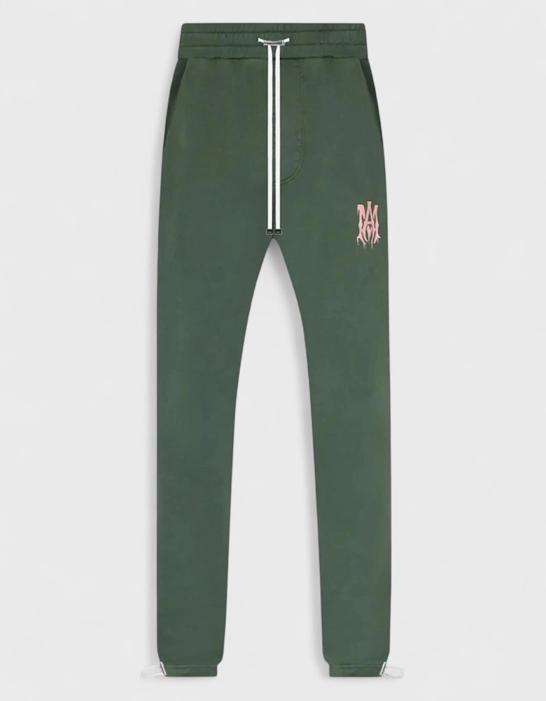 Watercolour MA Sweatpant Green Peach