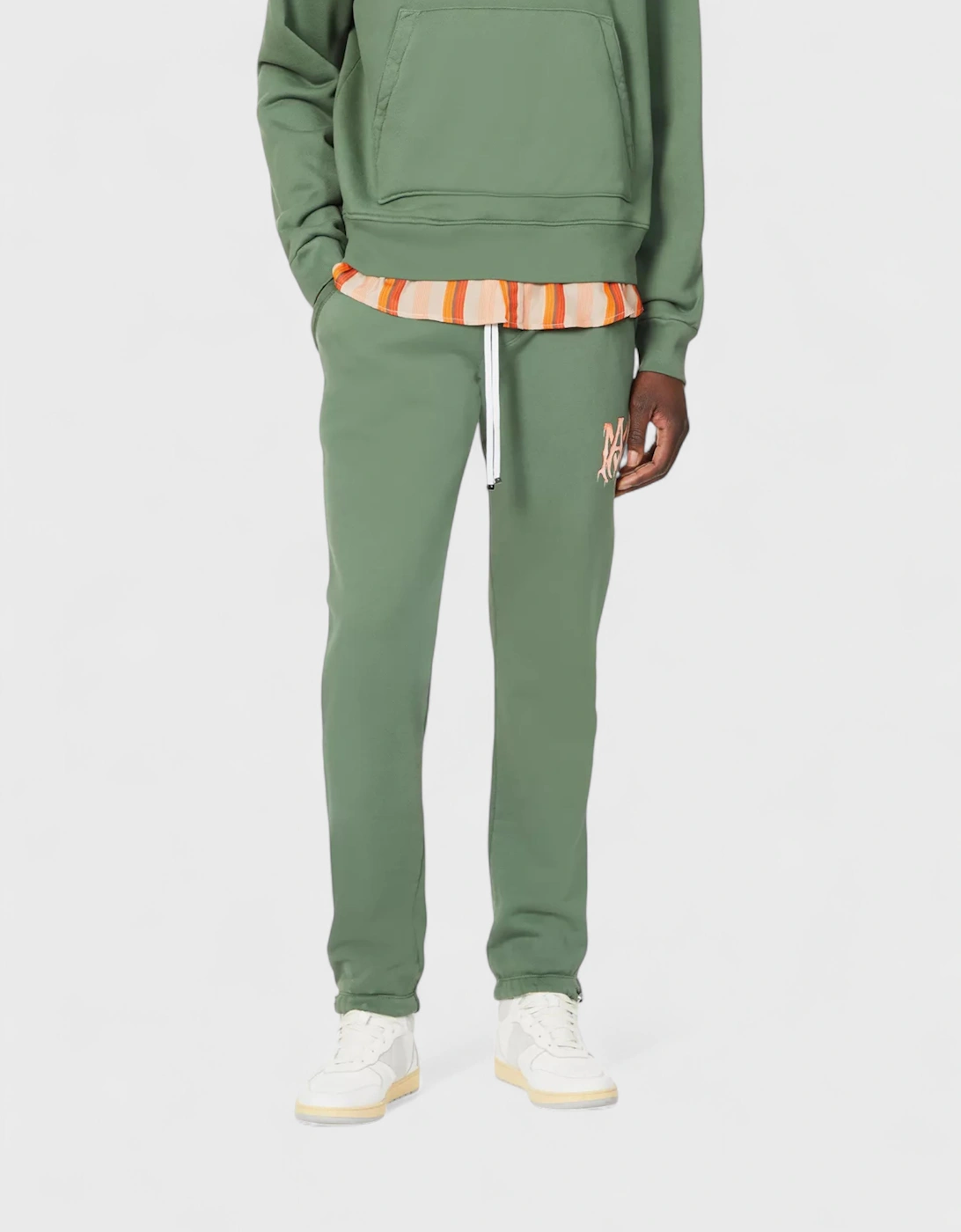 Watercolour MA Sweatpant Green Peach