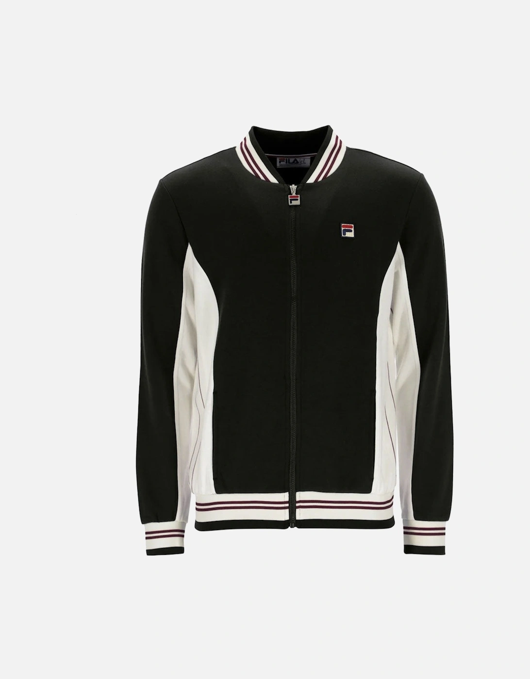 Vintage Settanta Baseball Track Jacket - Black/Gardenia/Fig/Charcoal, 3 of 2