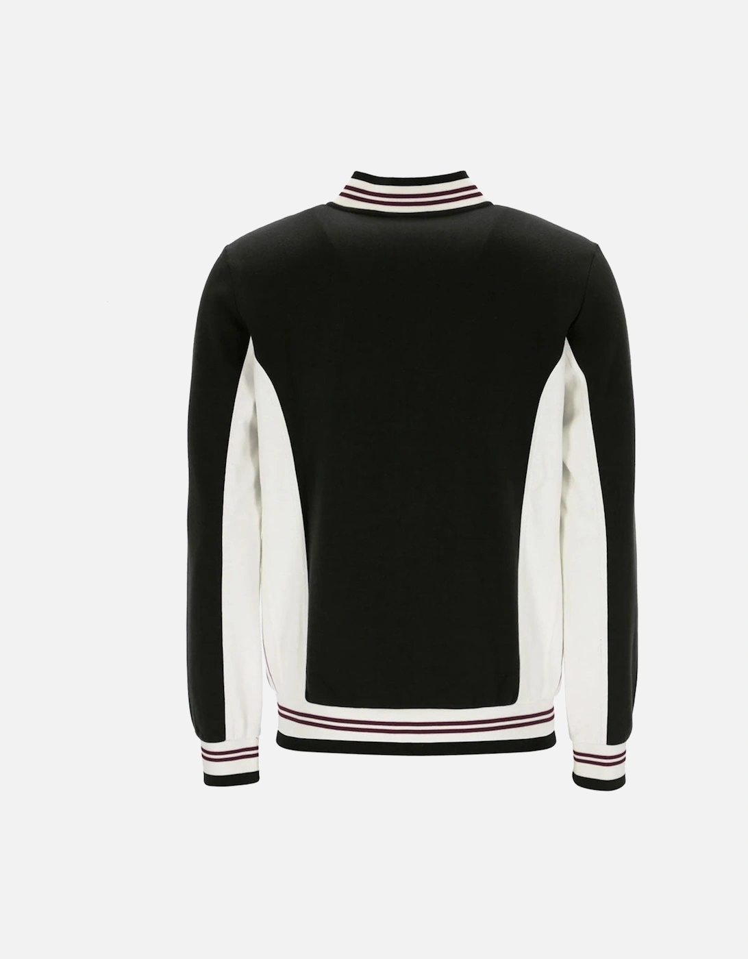 Vintage Settanta Baseball Track Jacket - Black/Gardenia/Fig/Charcoal