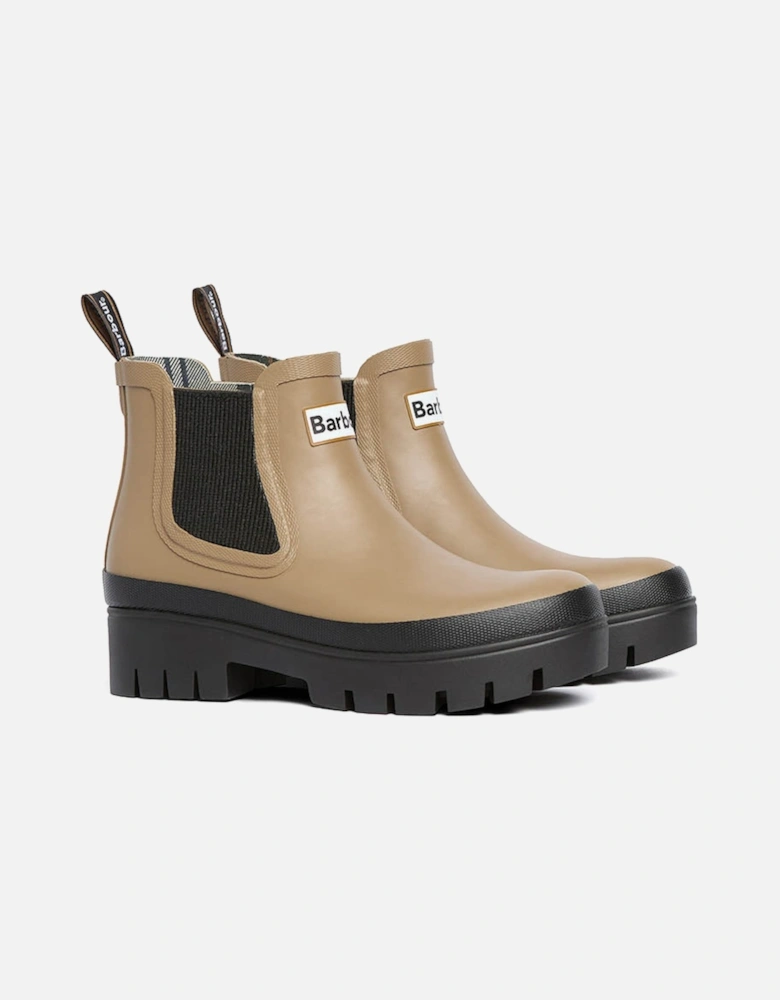 Halton Womens Chelsea Wellies - Military Brown/Black