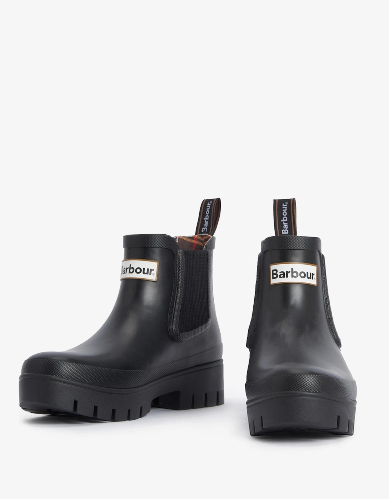 Halton Womens Chelsea Wellies - Black