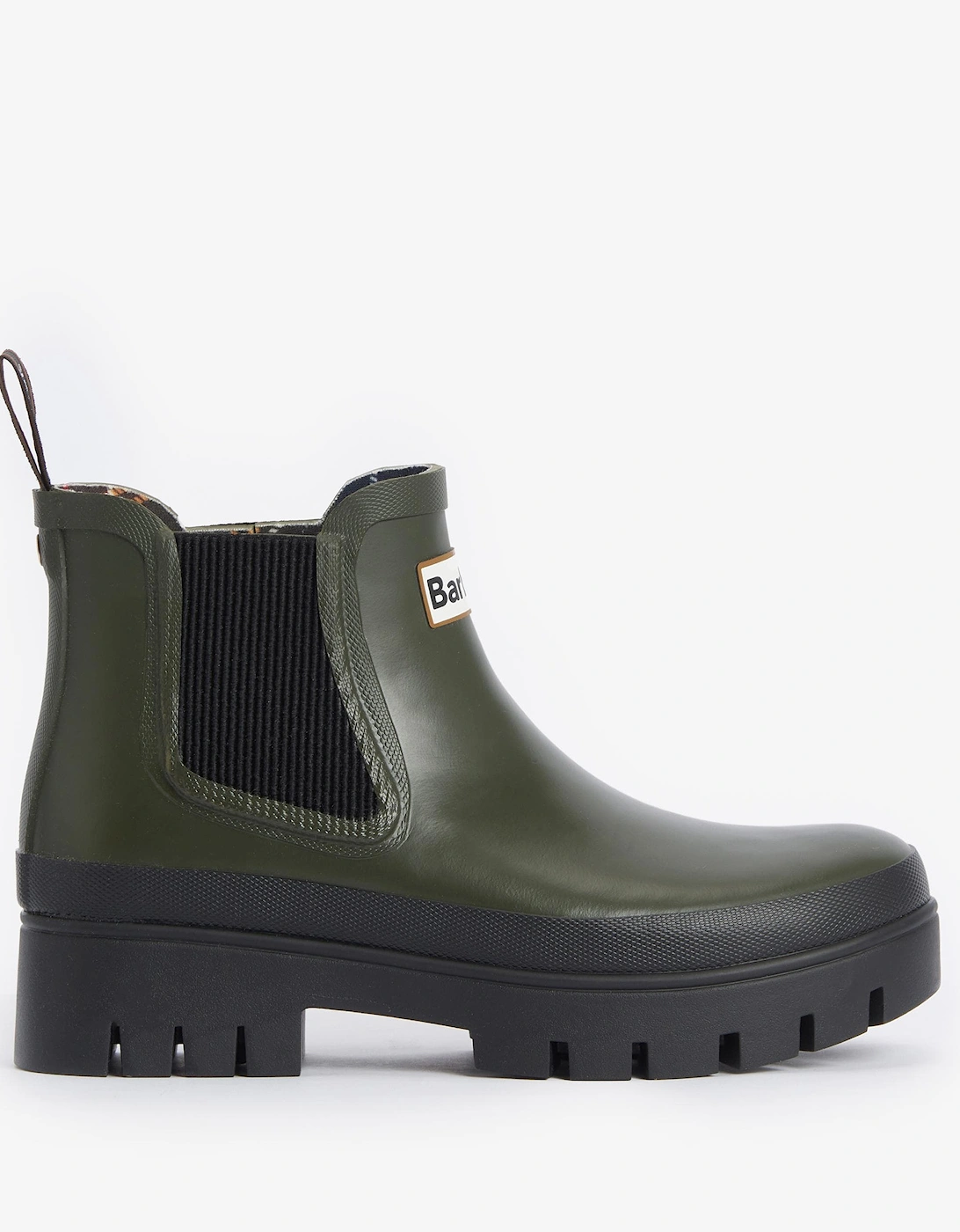 Halton Womens Chelsea Wellies - Olive/Black