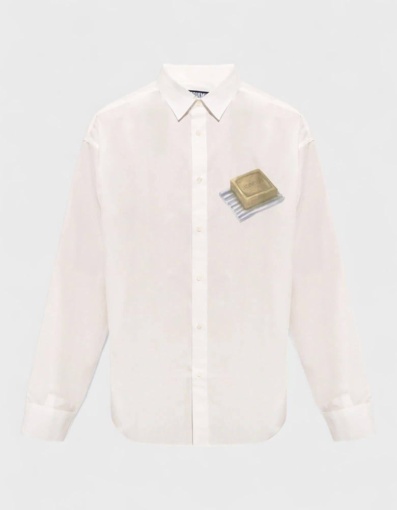 La Chemise Simon Print Green Soap