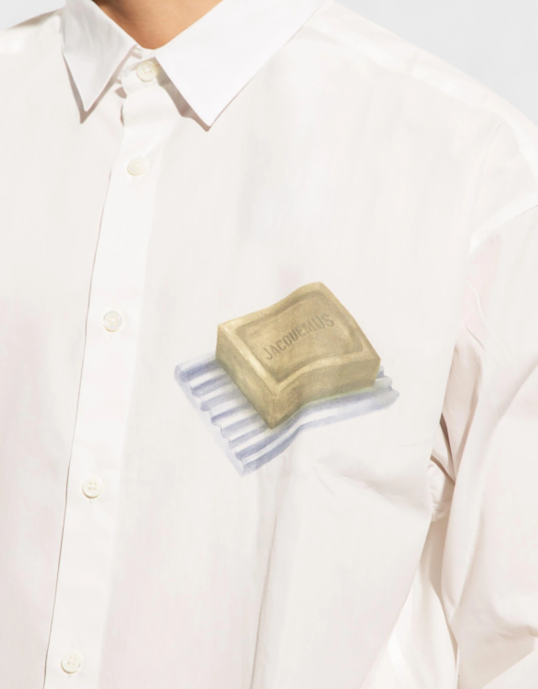 La Chemise Simon Print Green Soap