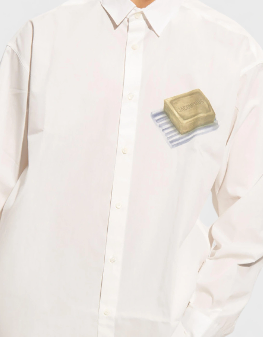 La Chemise Simon Print Green Soap