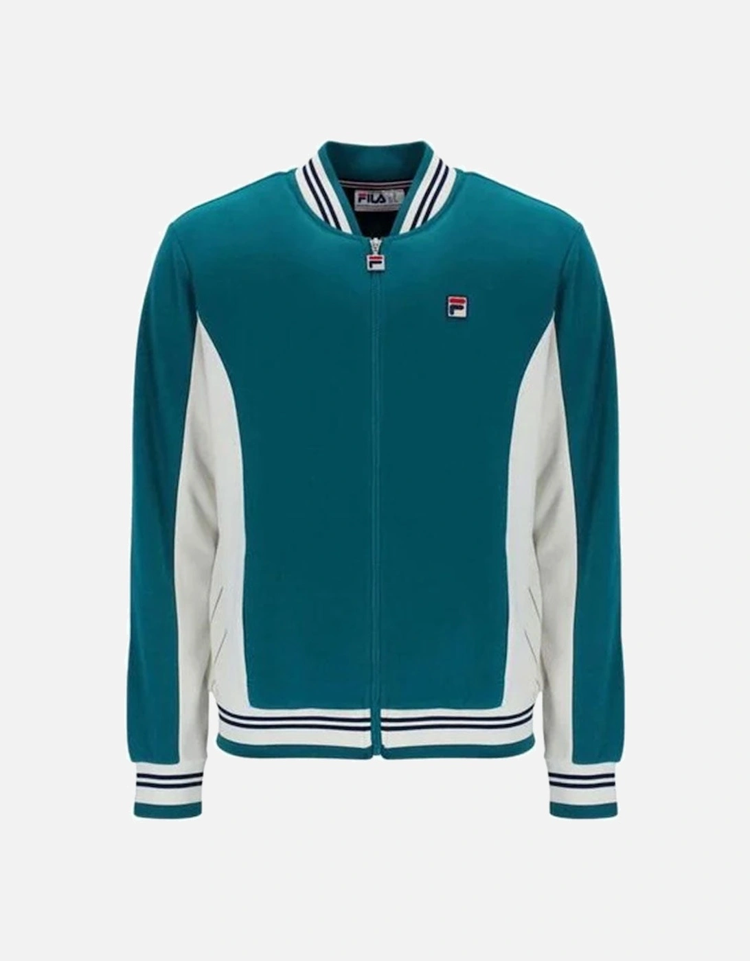 Vintage Settanta Baseball Track Jacket - Deep Lagoon/Gardenia/Black, 2 of 1