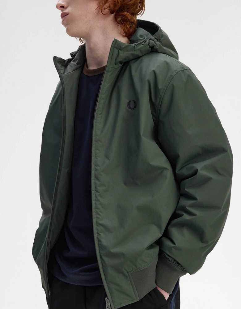 Mens Hooded Brentham Jacket - Court Green X89