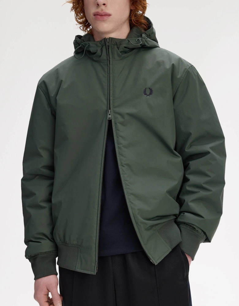 Mens Hooded Brentham Jacket - Court Green X89