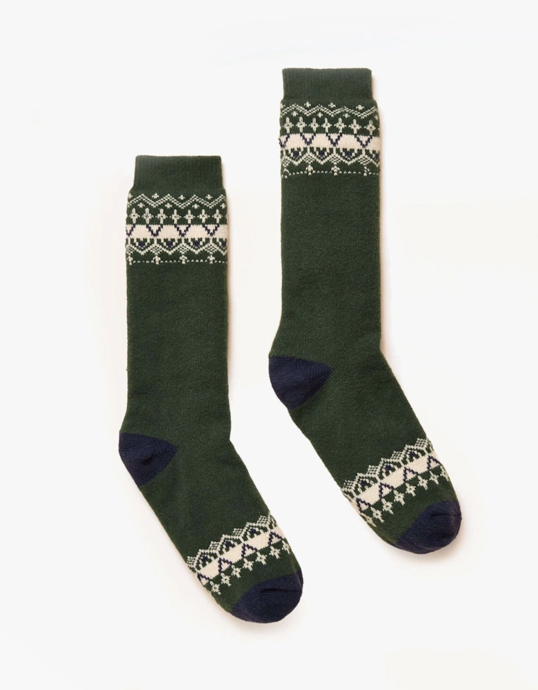 CHALET Mens Socks Green