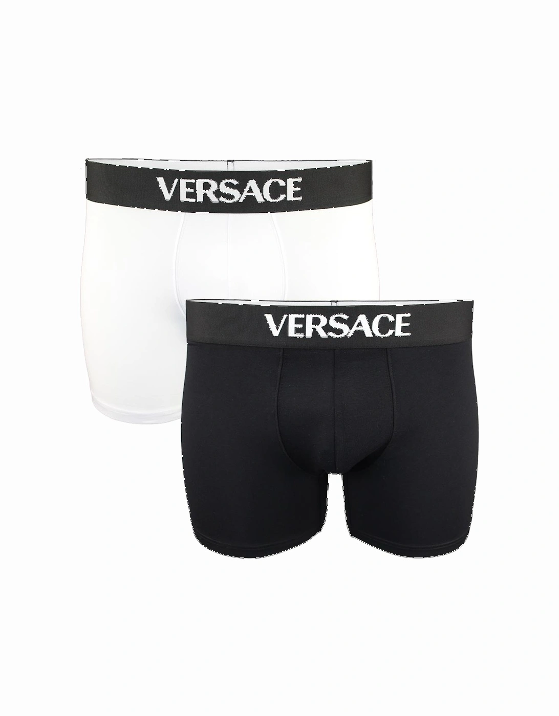 2-Pack Essentials Tex Jersey Boxer Briefs, Black/White, 3 of 2