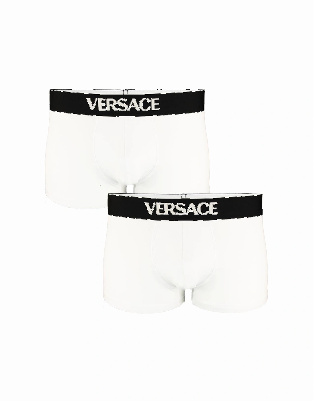 2-Pack Essential Tex Jersey Low Rise Trunks, White, 2 of 1