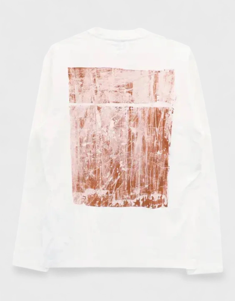 Sweatshirt Scratch Tab Skate Crewneck White