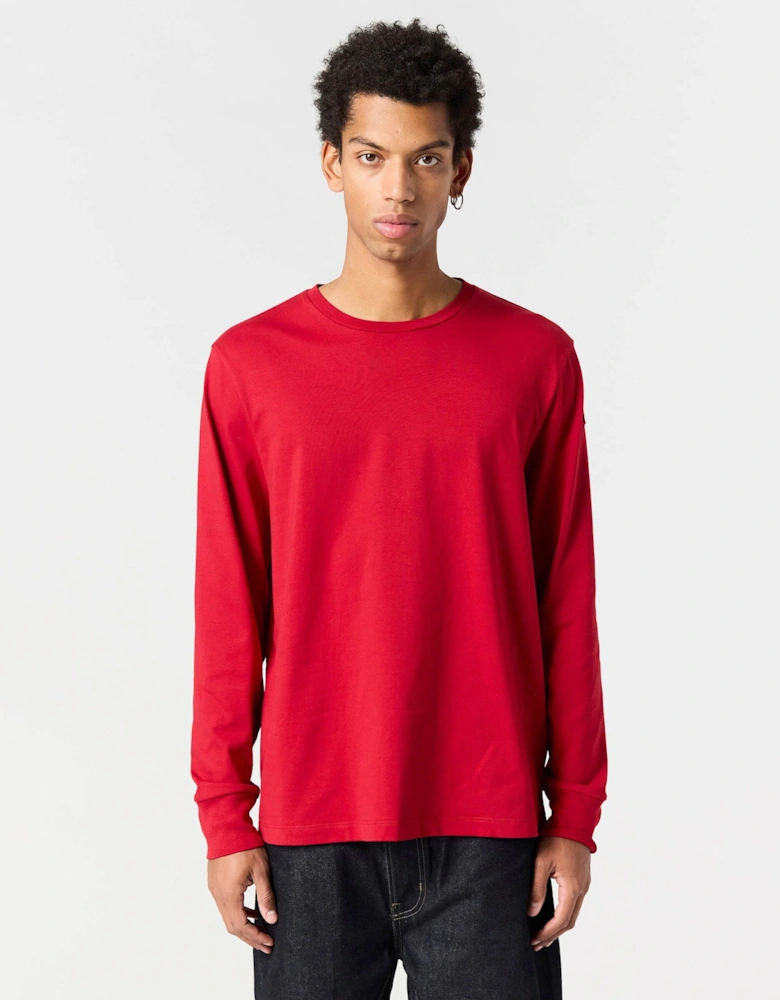 Kip Mens Long Sleeve T-Shirt - Red 527