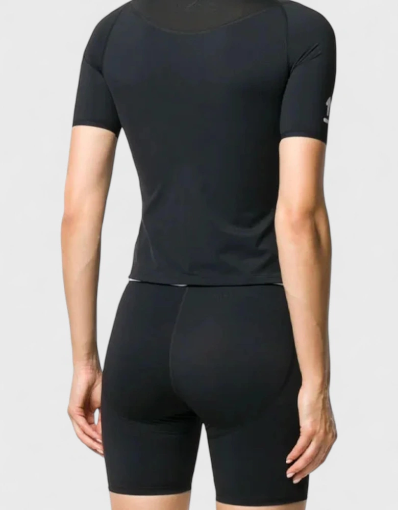 Logo Print Performance T-shirt Black