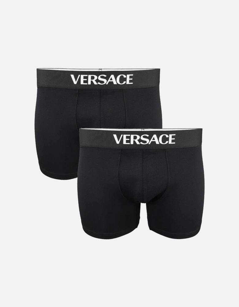 2-Pack Essentials Tex Jersey Boxer Brief, Black