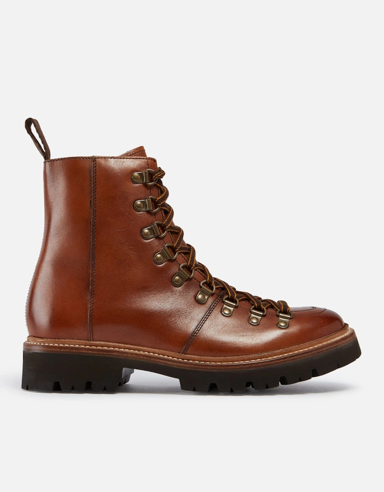 Nanette Hand Painted Leather Hiking Style Boots
