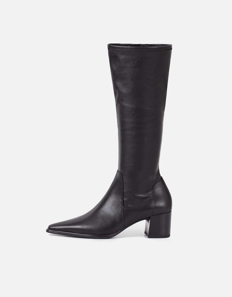 Giselle Leather Heeled Knee High Boots