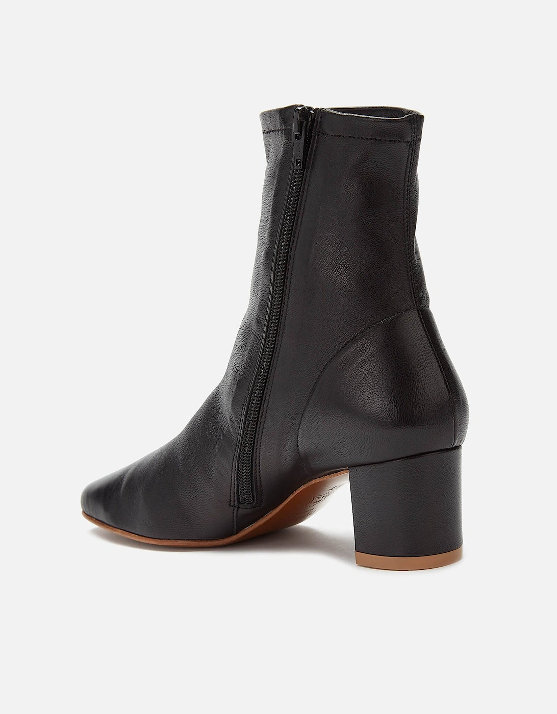 Sofia Leather Heeled Boots