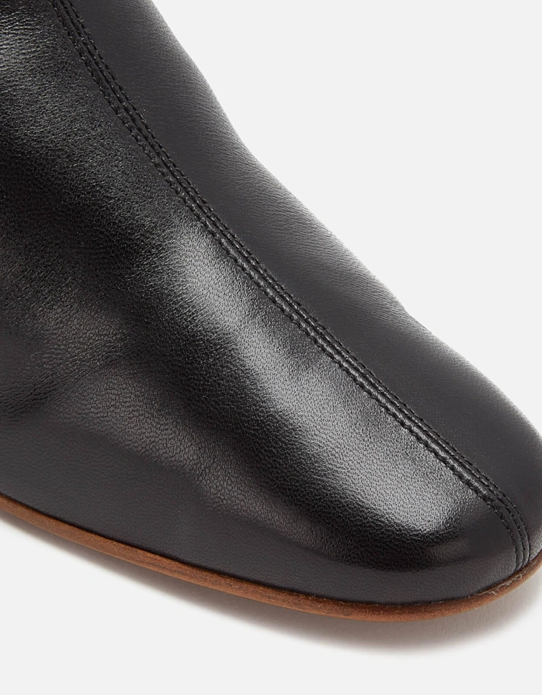 Sofia Leather Heeled Boots