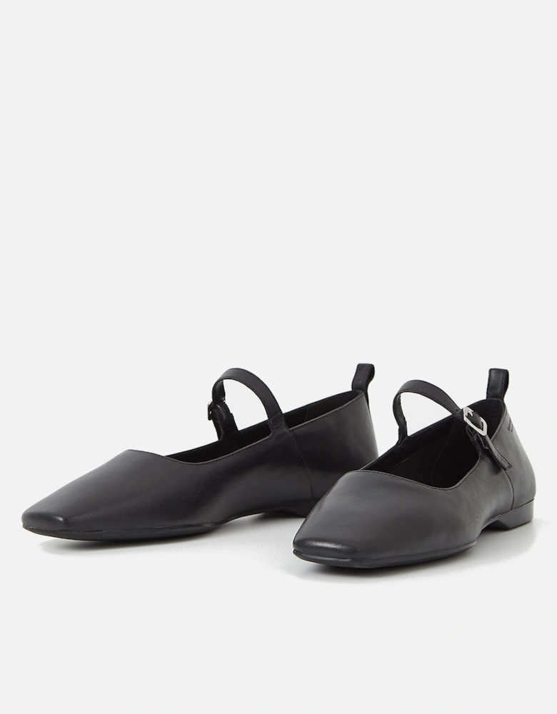 Delia Leather Mary Jane Flats