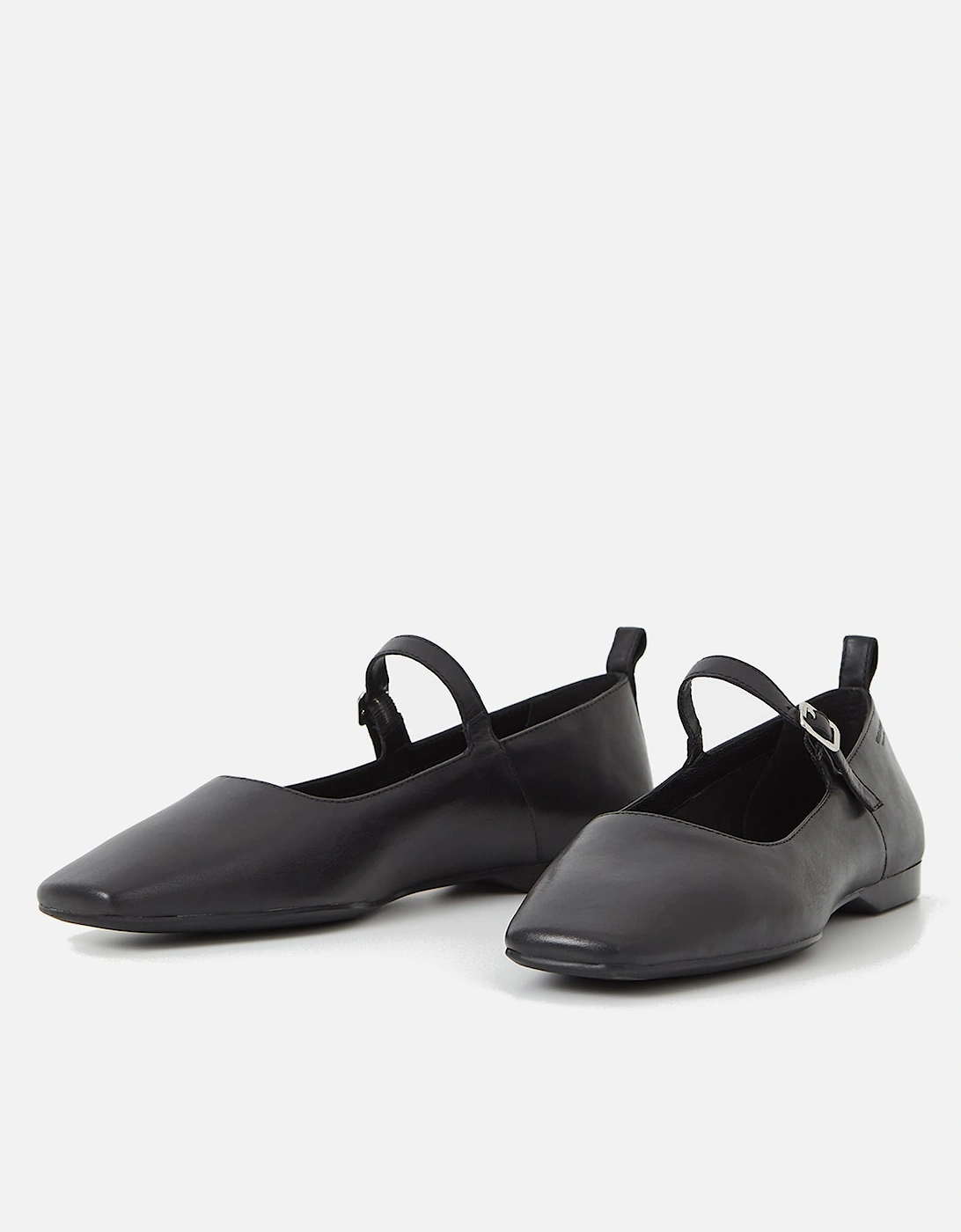 Delia Leather Mary Jane Flats