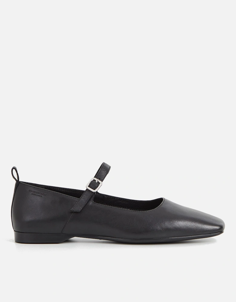Delia Leather Mary Jane Flats