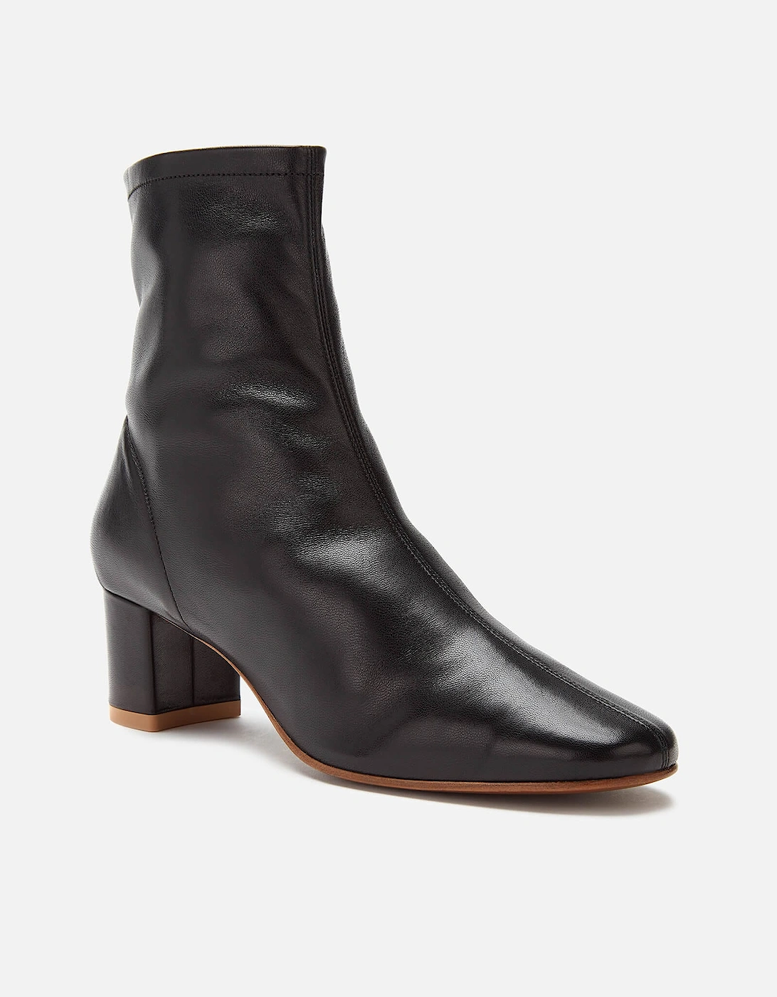 Sofia Leather Heeled Boots