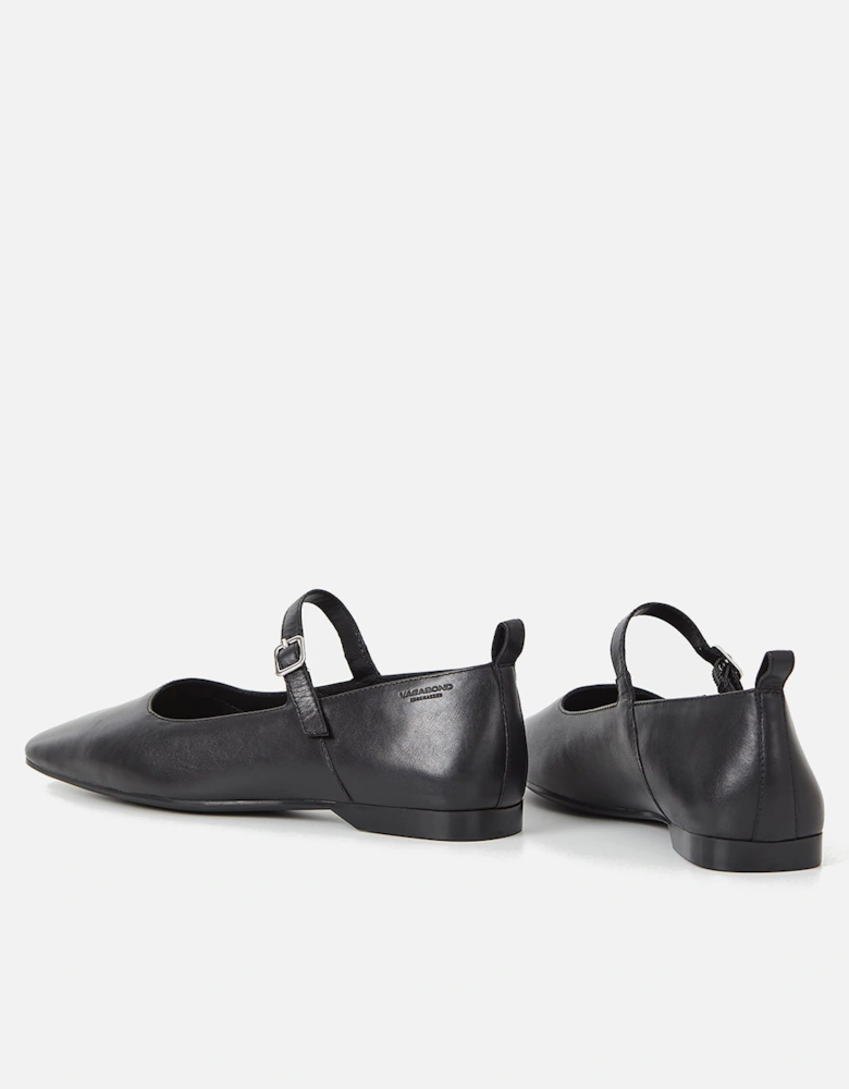 Delia Leather Mary Jane Flats