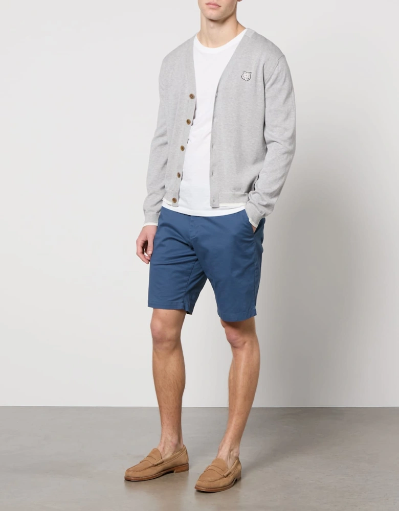 Bold Fox Head Patch Regular Cardigan