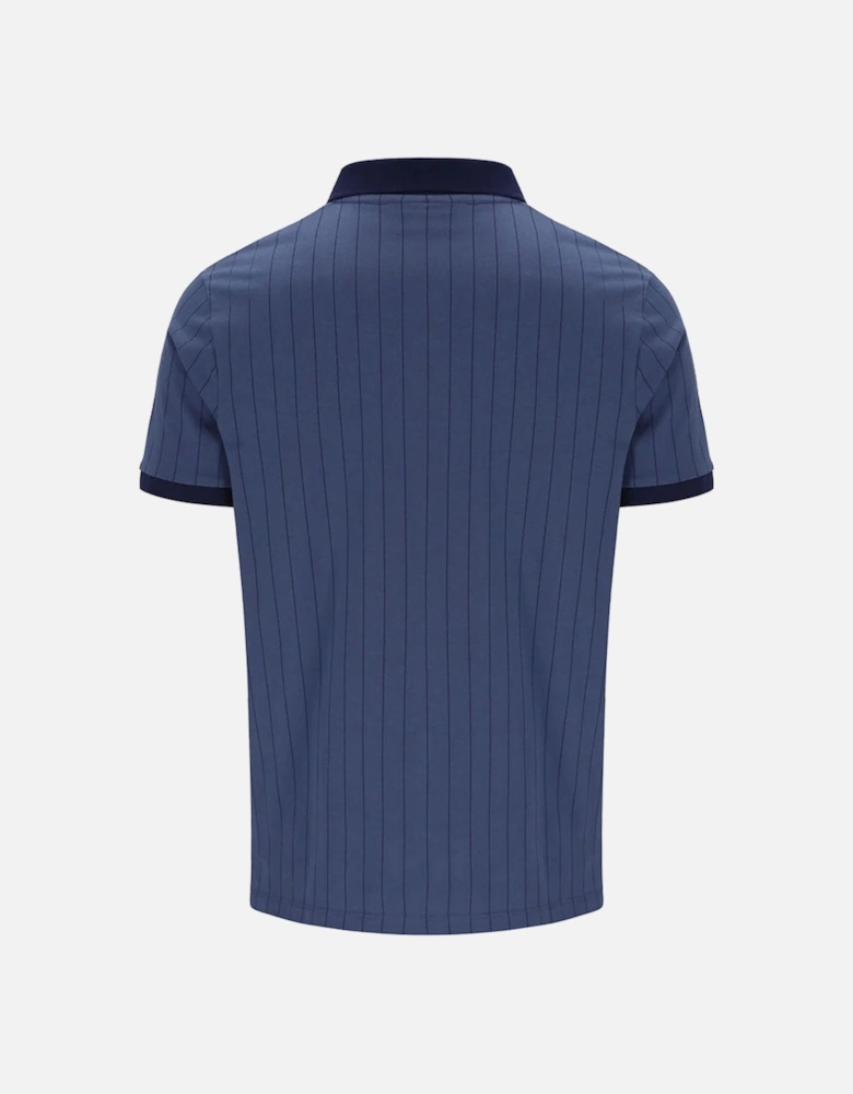 Vintage BB1 Classic Vintage Stripe Polo Shirt - Indigo/Gardenia/Navy