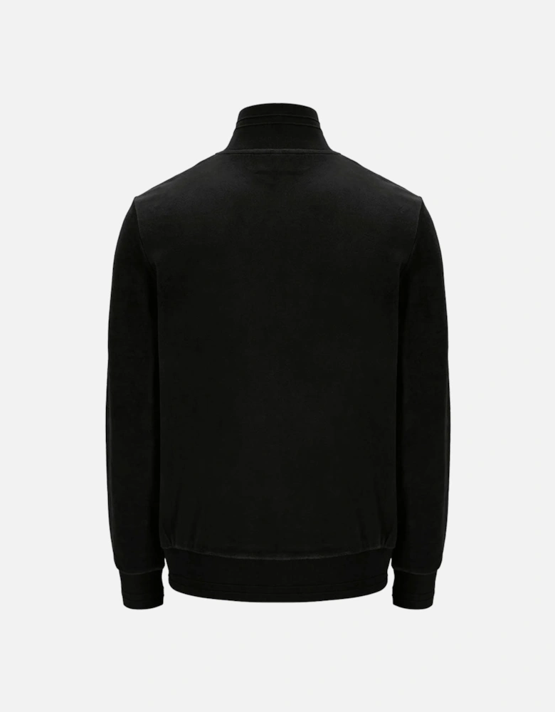 Vintage Nero Velour Track Jacket - Black