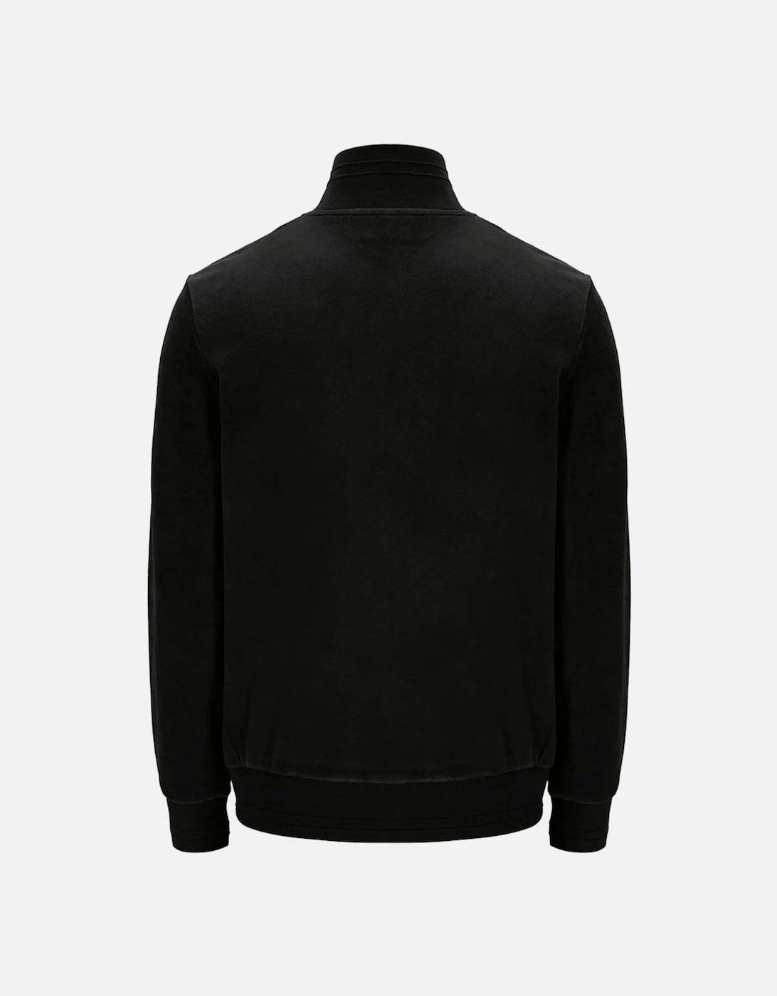 Vintage Nero Velour Track Jacket - Black