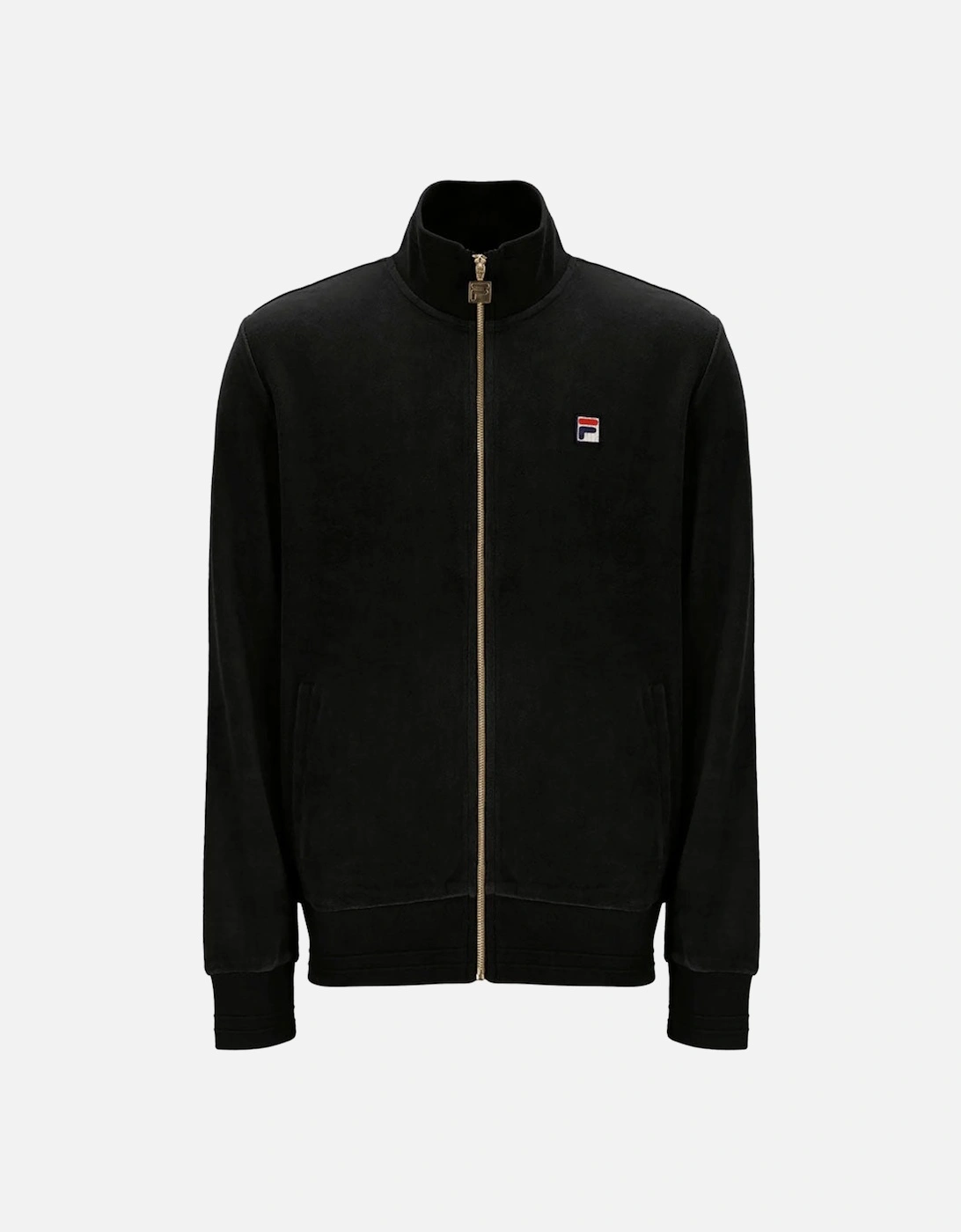Vintage Nero Velour Track Jacket - Black, 3 of 2