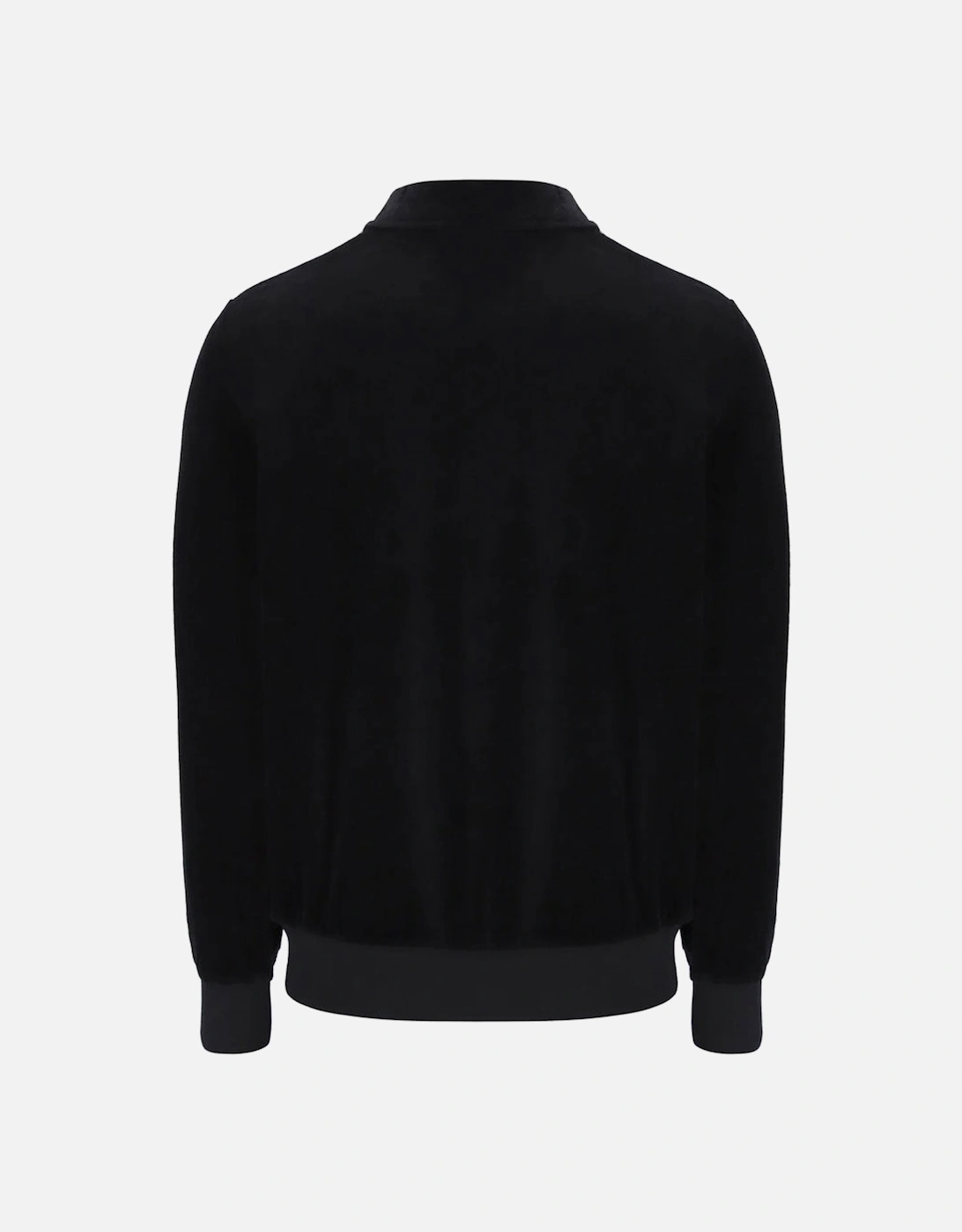 Vintage Malakai Zip Up Velour Track Top - Black