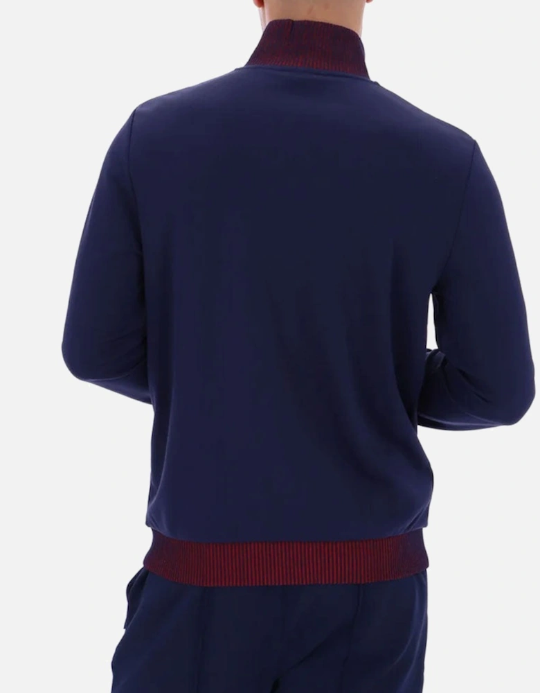 Zayn Lenticular Track Top - Peacoat Navy / Red