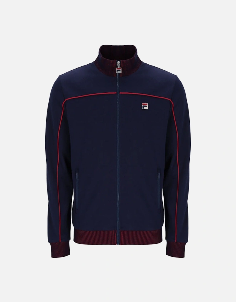 Zayn Lenticular Track Top - Peacoat Navy / Red