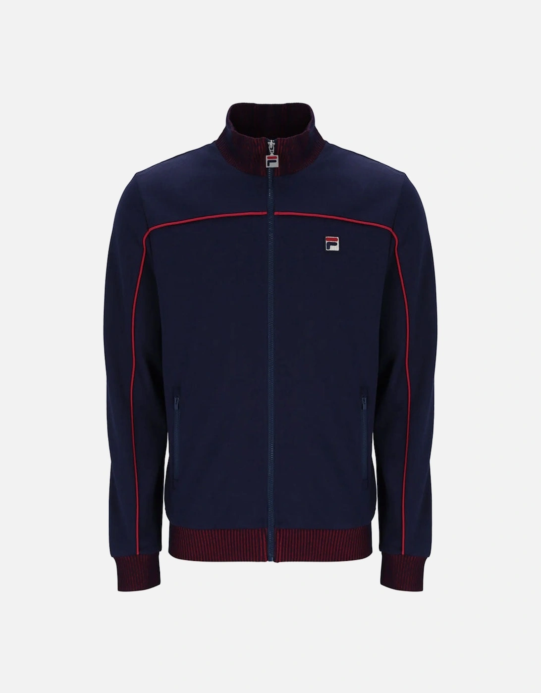 Zayn Lenticular Track Top - Peacoat Navy / Red, 4 of 3