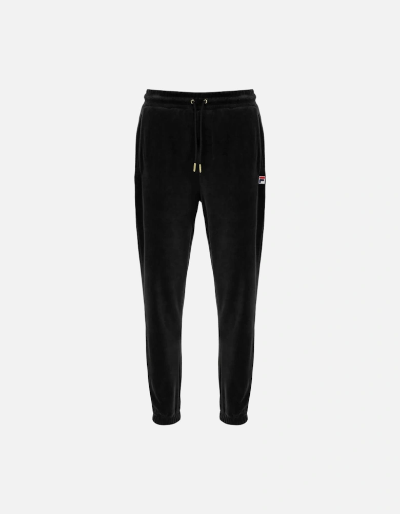 Vintage Eddie Velour Track Pant Joggers - Black