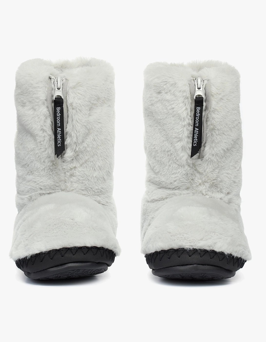 MONROE Womens Faux Fur Boots Trace Grey/Charcoal