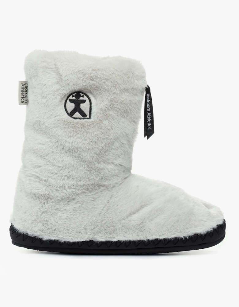 MONROE Womens Faux Fur Boots Trace Grey/Charcoal