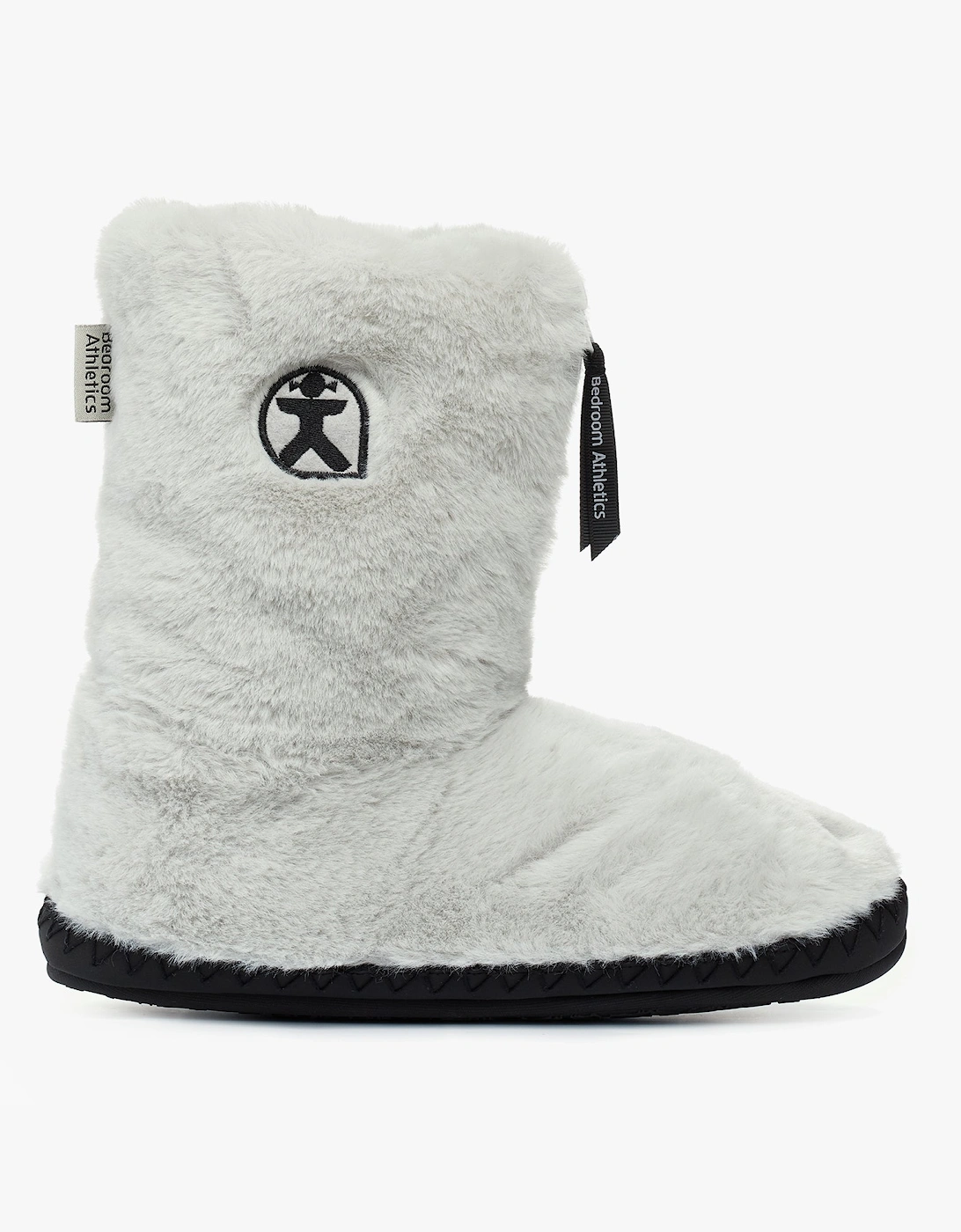 MONROE Womens Faux Fur Boots Trace Grey/Charcoal, 8 of 7