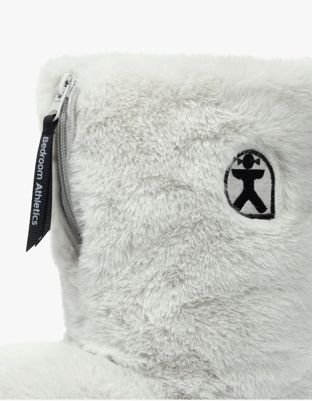 MONROE Womens Faux Fur Boots Trace Grey/Charcoal