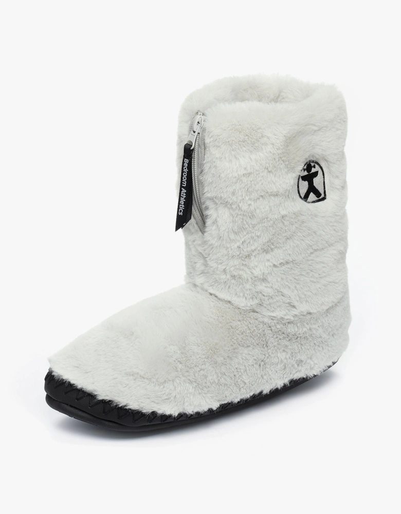 MONROE Womens Faux Fur Boots Trace Grey/Charcoal