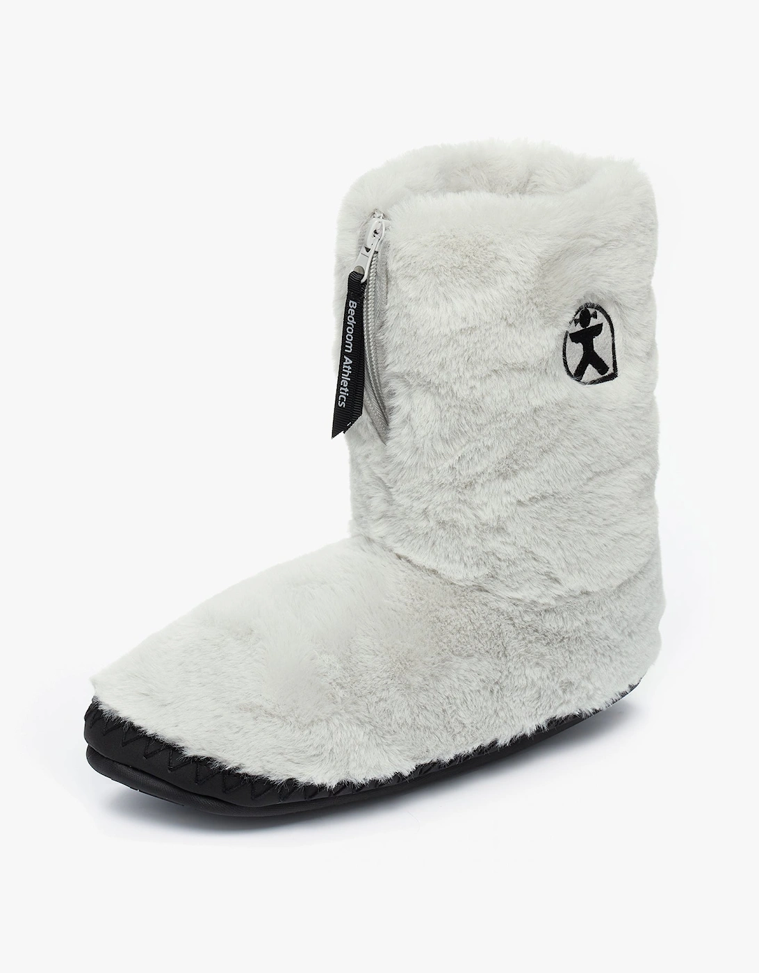 MONROE Womens Faux Fur Boots Trace Grey/Charcoal