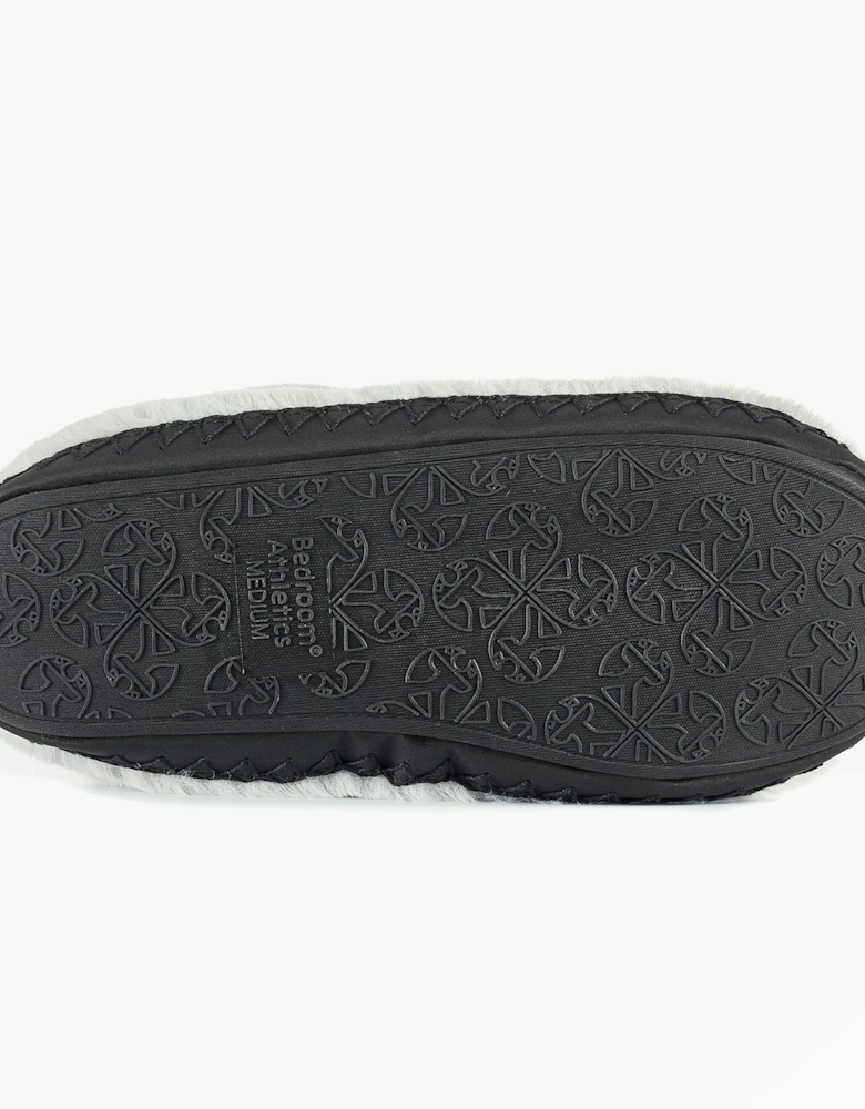 MONROE Womens Faux Fur Boots Trace Grey/Charcoal