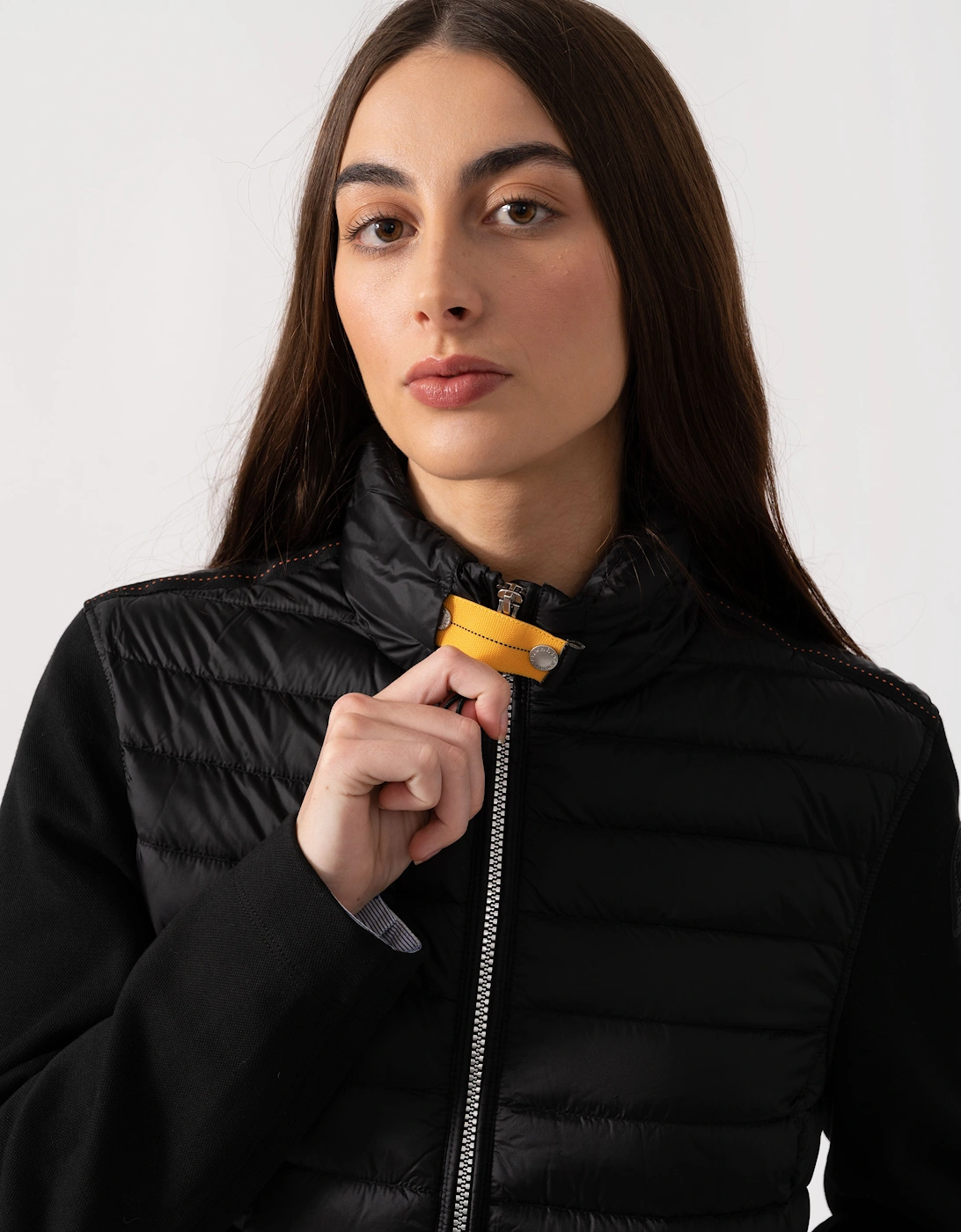 Danette Womens Fleece/Nylon Jacket - Black 541