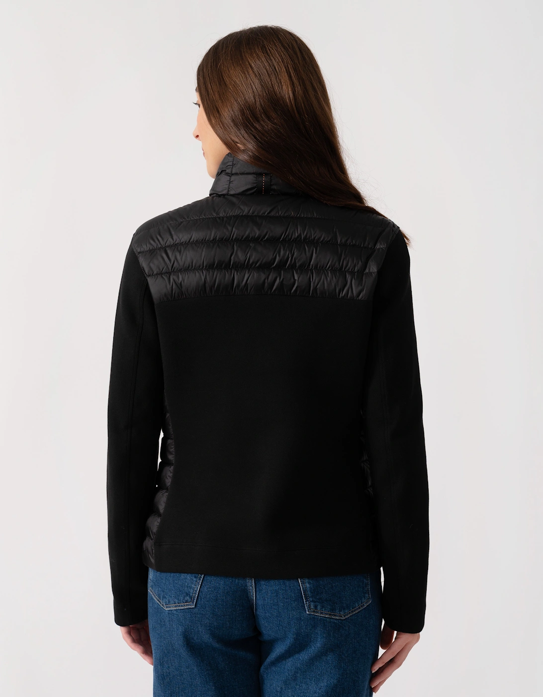 Danette Womens Fleece/Nylon Jacket - Black 541