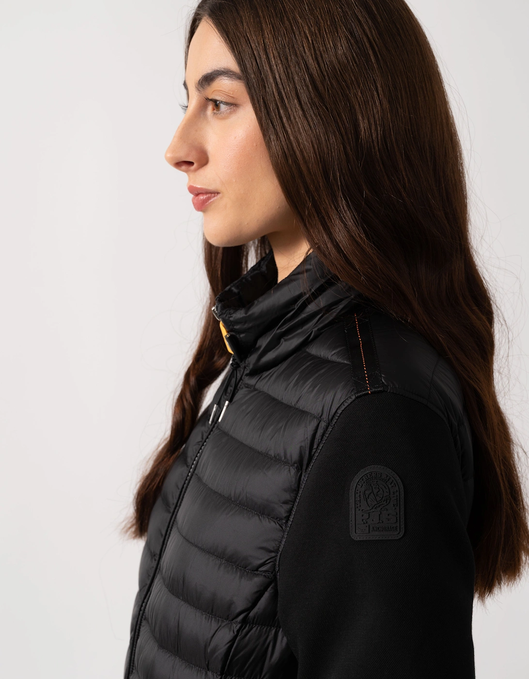 Danette Womens Fleece/Nylon Jacket - Black 541