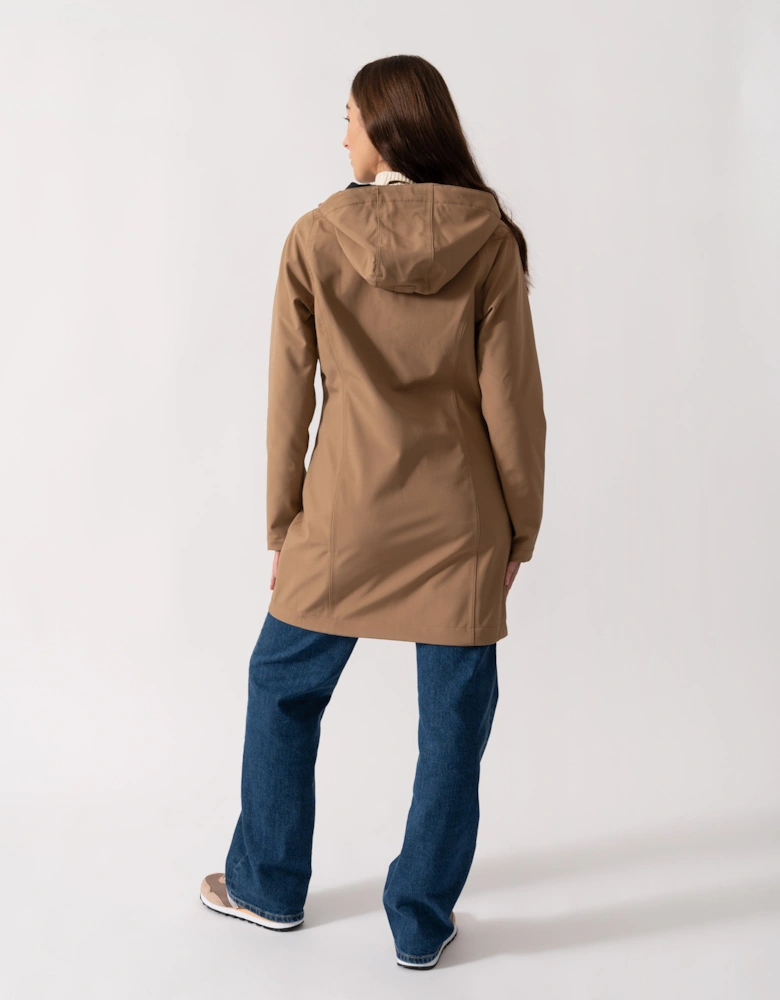 Daybreak Womens Softshell Raincoat - Mocca 248